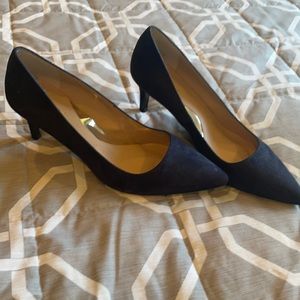 Navy blue short heels